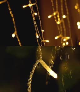 LED Icicle Curtain String Light Window Fairy Lights 8 Lighting Modes Christmas Decoration 2026 Street Garland Ornaments New Year