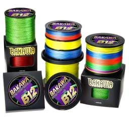 BAKAWA X12 X8 Super Strong 12 Strands 8 Strands Braided Fishing Line 300M 500M Multifilament PE Line Saltwater Fishing Tackle