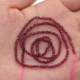100% Natural Stone Beads Small Faceted Beads for Women Jewelry Making DIY Necklace Bracelet Accessories 2-3mm 15inch