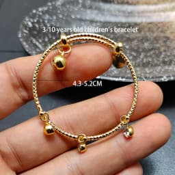 20 Styles Dubai Gold Color Baby Bangles For Kids Baby Promotion Sale Child Birthday Gifts Children'S Bracelets