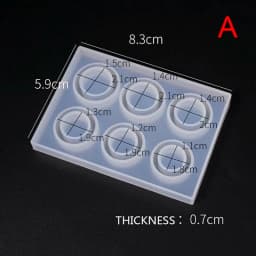 1pc Silicon Mold Epoxy Resin Beads Making Necklace Pendant Craft Tool DIY Handmade Jewellery Tools Accessories Crystal Ball