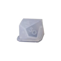 DIY Crystal Epoxy Mold Dice Fillet Shape Multi-spec Digital Game High Mirror Silicone Mould Making Accessories