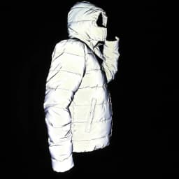 Winter Warm Reflective Jacket Coat Women Men Thick Cotton Padded Outwear Night Jogger Hooded Parka Big Size Hip Hop Streetwear