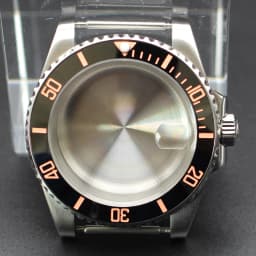 40mm Cases Men's Watch Ceramic Bezel Sapphire Glass Fit NH35 NH36 ETA 2824 Miyota 8215 Movement 28.5mm Dial Submariner Parts