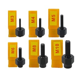 HIFESON Rivet Nut Tool Hand Nuts Riveter Rivnut Tool with Step Drill Accessory Rivet nuts for Nuts M3 M4 M5 M6 M8 M10