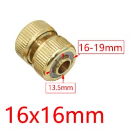 1/2 3/4 5/8 1" Thread Quick Connector Brass Garden Watering Adapter Drip Irrigation Copper Hose Quick Connector Fittings 1 Pcs