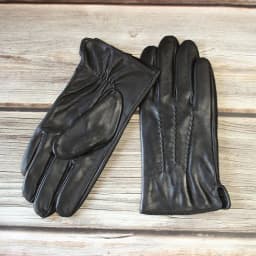 Men's Sheepskin Leather Gloves Single Layer Unlined Thin for Spring Autumn Outdoor Motorcycle Riding Driver