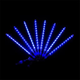 LED Meteor Shower Garden Lights Waterproof Falling Raindrop Fairy String Lights for Christmas Holiday Party Patio Decor 30/50CM