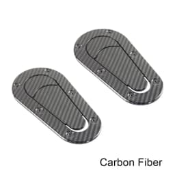 Universal Car Carbon Fiber Sticker for Hood Lock Racing Bonnet Decorative Hood Scoop Stickers for BMW Nissan AMG Mustang