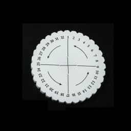 1pcs Round Square Bracelet Knitting Kumihimo Disk Tray EVA Printed Braided Rope Knot Knitting Tool Weaving Jewelry Making Board