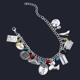 TV show Friends Charms Bracelet Central Perk Coffee Time Pendant Bangles Bracelets for Women Men Jewelry Gift