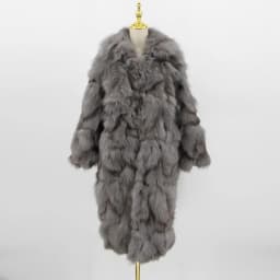 Ppink java QC19036 real fur coat women winter fashion jacket long coat real fox fur fur coat new available hot sale