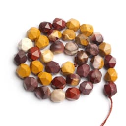 6-12mm Natural Garnet Agates Quartz Tiger Eye Howlite Opal Stone Beads Faceted Loose Beads For DIY Jewelry Making Bracelet