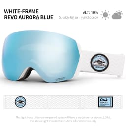 COPOZZ Brand Professional Ski Goggles Double Layers Anti-fog UV400 Men Women Winter Snowmobile Eyewear Snowboard Sports Glasses