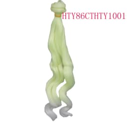 Russian DIY Doll Hair 25cm High Temperature Curly Hair for 1/3 1/4 1/6 BJD DIY Wavy Doll Hair Tree