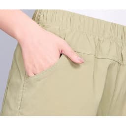 Women's Trousers Spring Summer Stretch Waist Cotton Pants Middle And Old Lady Solid Casual Pants 5XL W1841