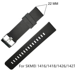 Adjustable Replacement Watch Strap Band Silicone Rubber Plastic Watchbands For SKMEI 1251 1025 1155 Sports Watches Accessories