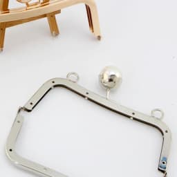 K673~K674 Pearl head 16CM square no hole Smooth surface screw purse frame DIY Kiss lock Coin Purse accessories