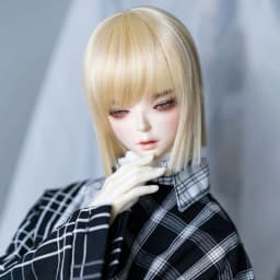 New Style 1/3 1/4 1/6 1/8 Short Cool Straight High Temperature Wire Bjd Wig SD For Doll Hair