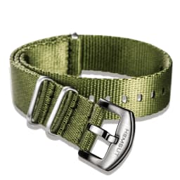 HEMSUT Watch Band Nylon One Piece Replace Seatbelt Wrist Straps For Man Or Women 18mm 20mm 22mm 24mm