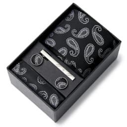 Top Quality 7.5 cm Business Ties Hanky Cufflink Set Tie Clips Green Necktie Corbatas For Men Wedding In Gift Box Slim Gravatas