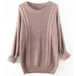 Clearance Wool Women Knitted Sweater Winter Bat Long Sleeve Pullover Autumn Female O-Neck Solid Jumper Loose Casual Top Clothing