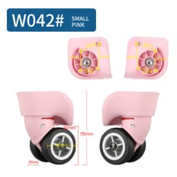 Universal Wheel Luggage Makeup Suitcase Accessories In Wheels Trolley Fashion Suitcase Accessory Rolling Wheels Repair Casters
