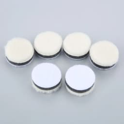 30Pcs 1 Inch Wool Polishing Pads For Car Polisher Or Glass Buffing Cleaning Tool Polishing Buffing Pad Woollen Polishing