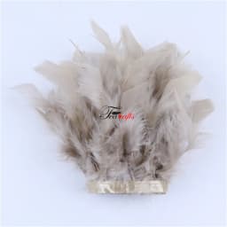Fluffy Marabou Turkey Feathers Trims DIY Needlework Plumes On Ribbon Wedding Dress Accessories Decorative Feathers For Crafts