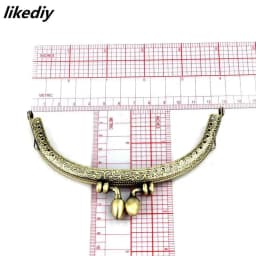 2 Pcs/Lot 12.5 CM Antique Bronze Silver Arch Metal Purse Frame Kiss Clasp Bag Handle For DIY Making Handbag Accessories