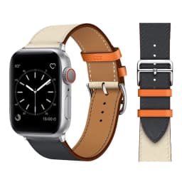 Leather strap For Apple watch band 44mm 45mm 49mm 41mm 40mm Accessorie wristband correa bracelet iWatch series 9 7 8 SE ultra 2