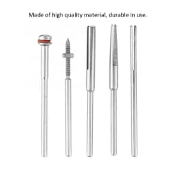 5pcs Sanding Paper Clamp Bar Sandpaper Split Rod Holder Clip Bar Jewelry Making Grinding Polishing Tool Set Jeweler Tools
