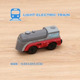 RC Electric Train Set Locomotive Magnetic Train Diecast Slot Toy Fit for Brand Wooden Train Railway Track Toys for Kids Gifts
