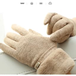 New Women Winter Warm Touch Screen Plus Velvet Thicken Plush Wrist Gloves Elegant Female Soft Cycling Drive Not Bloated
