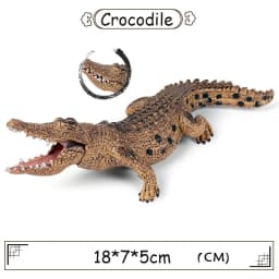 1PC Realistic Figures Lifelike Dinosaur Mosasaurus Model Collection Toys Boys Adult Lion Crocodile Wild Animal Home Decroation