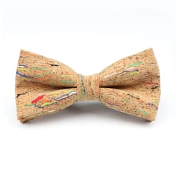 New Floral Cork Wood Bow Ties For Men Women Childern Wedding Casual Party Gift Fashion Novelty Handmade Solid Bowtie Accessories