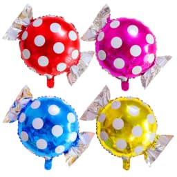 7pcs 18inch Lollipop Candy Foil Balloons Colorful Windmill Helium Balloon Wedding Birthday Party Decoration Kids Toy Baby Shower