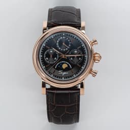 Sugess Pilot Chronograph Mechanical Watches Men Waterproof Original ST1908 Movement Moon Phase Calendar Wristwatch Swanneck 2022