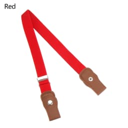 Kids Heart Buckle-Free Elastic Belt Adjustable Stretch Canvas Belt Boys Girls Casual Jeans Pants Dresses Children Belts
