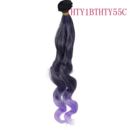 Russian DIY Doll Hair 25cm High Temperature Curly Hair for 1/3 1/4 1/6 BJD DIY Wavy Doll Hair Tree