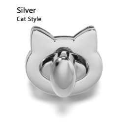 Metal Bag Turn Lock For DIY Decor Leather Craft Cute Cat/Bird Clasp Locks Handbag Shoulder Bags Hardware Decoration Accessories