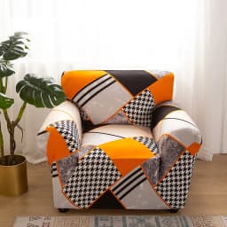 string printed sofa chair slipcovers armchair decoration elastic spandex for living room sofa cover stretch floral printed