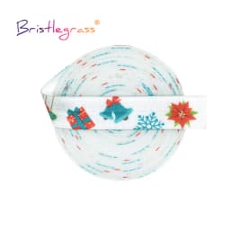 BRISTLEGRASS 2 5 10 Yard 5/8" 15mm Lace Crown Leopard Animal Print Fold Over Elastics FOE Spandex Band Tape Hair Tie Sewing Trim