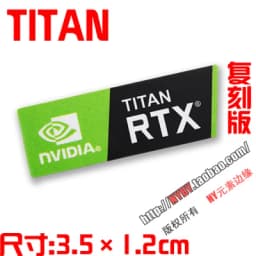Original RTX 3090TI 3080TI 3070 3060 Desktop Sticker Laptop Graphics Card Label