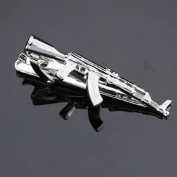 31 high quality aircraft tie clip brand new fashion laser metal machine gun tie clip pin men's Tie Wedding Shirt badge gift