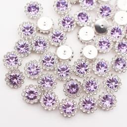 8mm-12mm Sunflower Silver Claw Sew On Rhinestones Glitter Crystals Stones Fabric Glass Beads DIY Sewing Rhinestones Crafts Gems