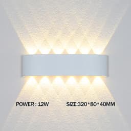IP65 Led Wall Lamp Waterproof Interior Wall Light AC110V 220V Lndoor Outdoor Lighting For Living Room Bedroom Stairs Home Decor