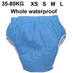 4 color choice waterproof Older children Adult cloth diaper cover Nappy nappies adult diaper pants XS S M L