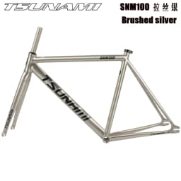 TSUNAMI SNM100 Bicycle Frame Fixed Gear Carrier Kit 49cm 52cm 55cm 58cm Aluminum Racetrack Frame Multi-Color Options