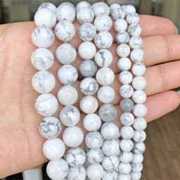 Natural Stone Beads 4-12mm Lava Rose Quartz Tiger Eye Turquoise Labradorite Round Beads for Jewelry Making Diy Bracelet 15inch